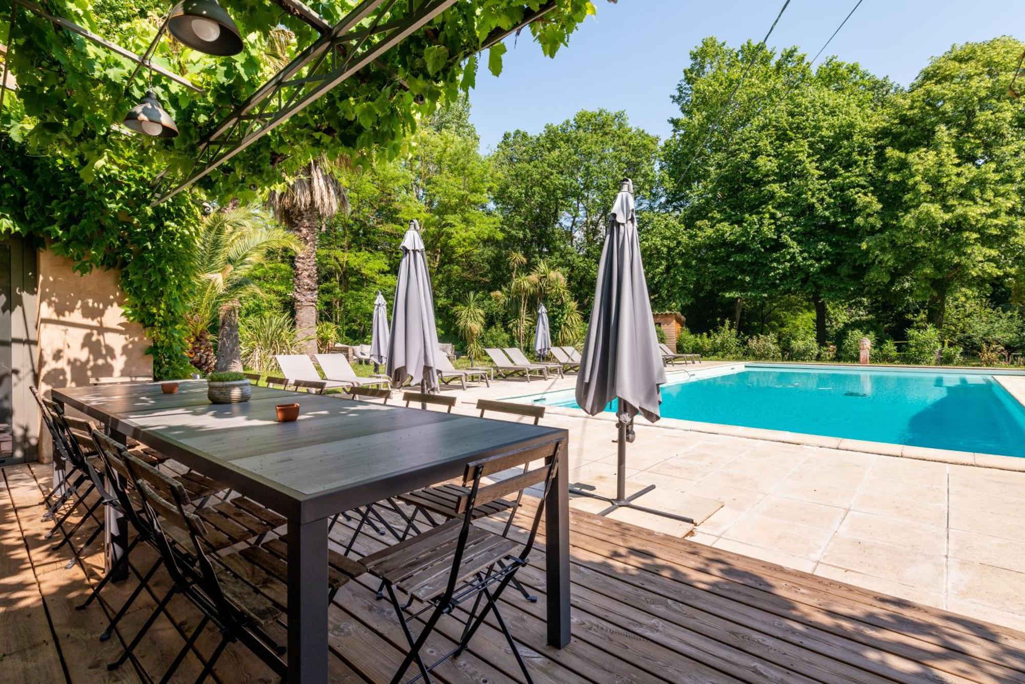 Le Moulin Haut Gites Villeneuvette エクステリア 写真
